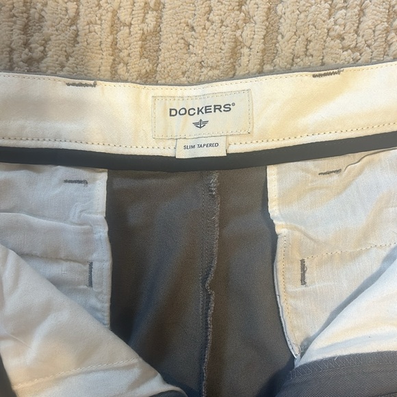 Dockers Slim Tapered Gray Pants - Picture 2 of 3